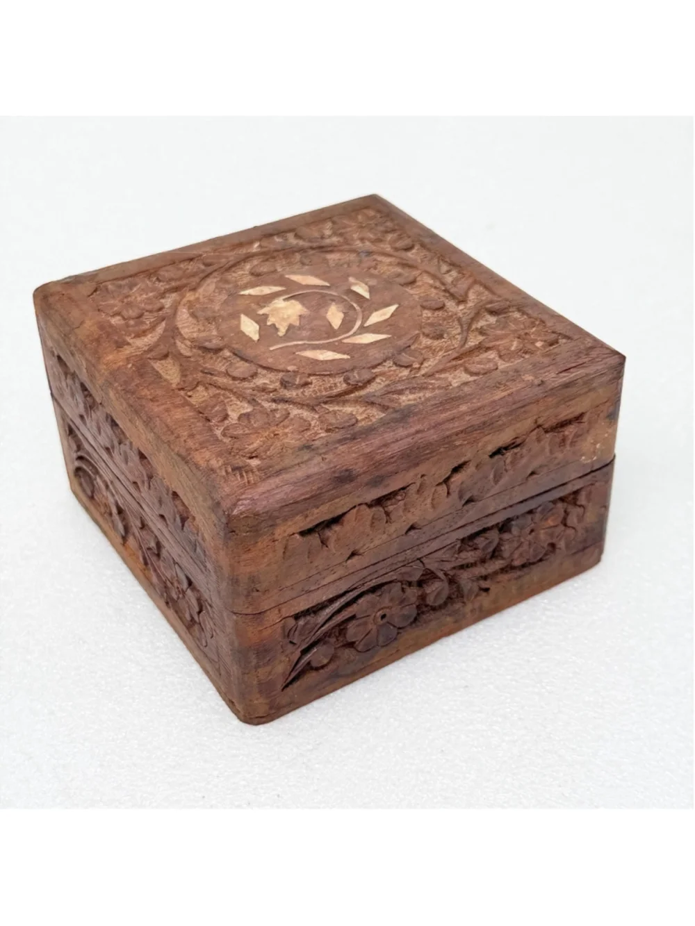 Vintage India Carved Box